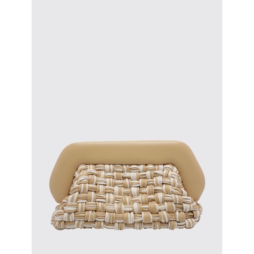 Themoire Clutch Woman Beige
